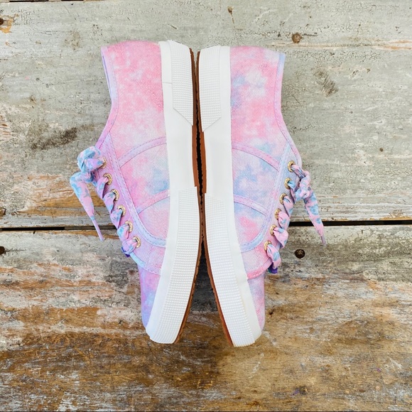 ♥️ LoveShackFancy ♥️ Superga Pastel Multi Sneakers - Picture 8 of 13